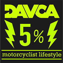 Skarpety DAVCA czerwone skarpetki motocyklowe r.41-46 (5% charity)